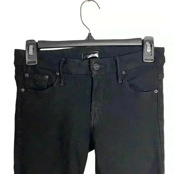 Mother The Looker Jeggings in Black Magic Size 26 - Picture 3 of 11